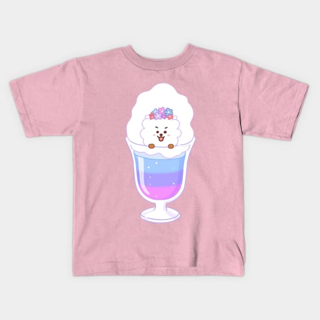 BT21 RJ Cocktail Kids T-Shirt by ZeroKara